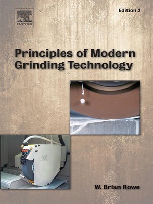 cover image of Principles of Modern Grinding Technology